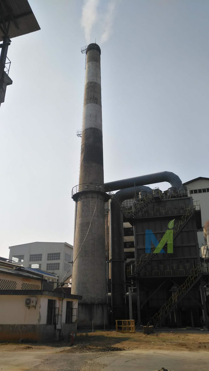 云南糖廠甘蔗渣(生物質)鍋爐電除霧器運行效果